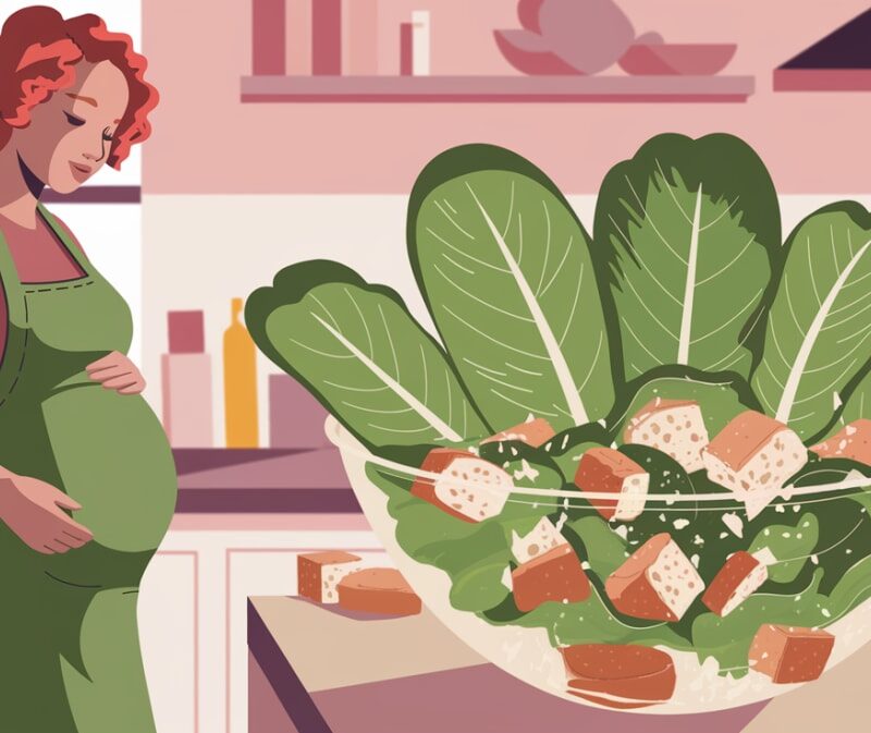 Can You Eat Caesar Salad During Pregnancy? – Find Out If It’s Safe or Not!